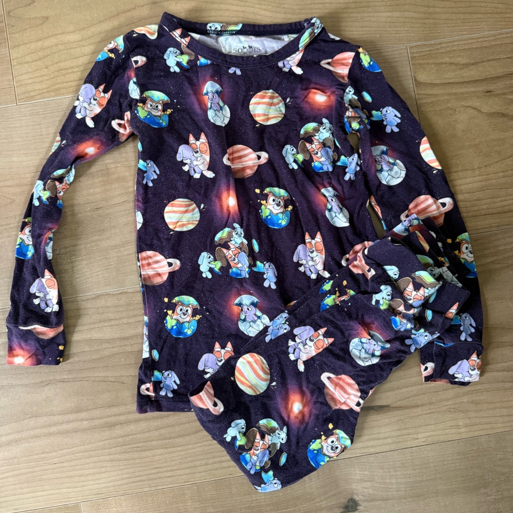 scoots bluey sleepy time pajamas